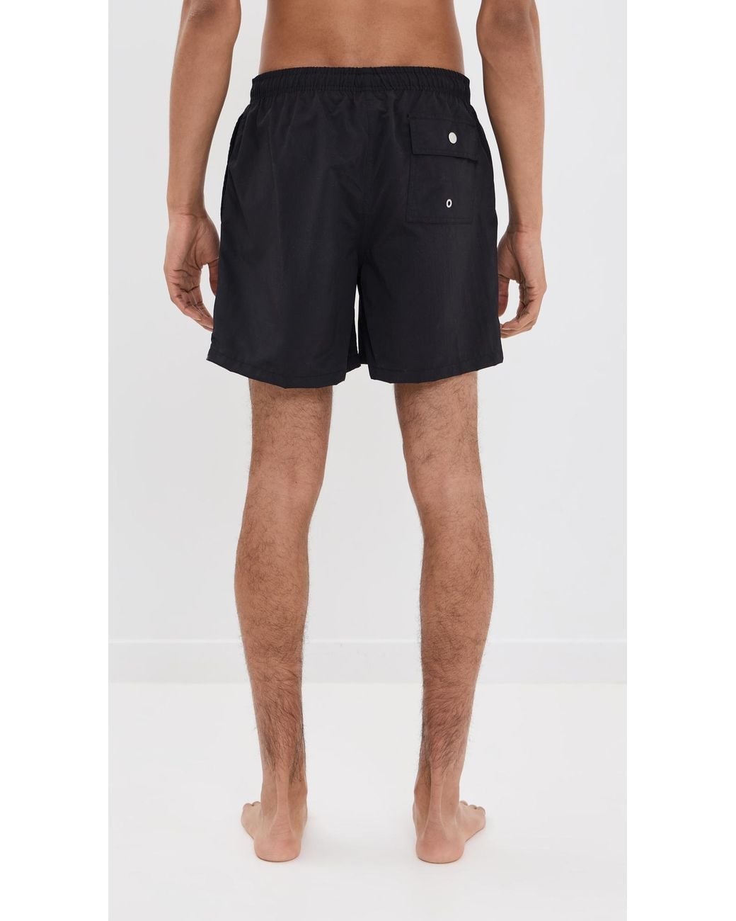 Bather Black Solid Swim Trunks 5 for men