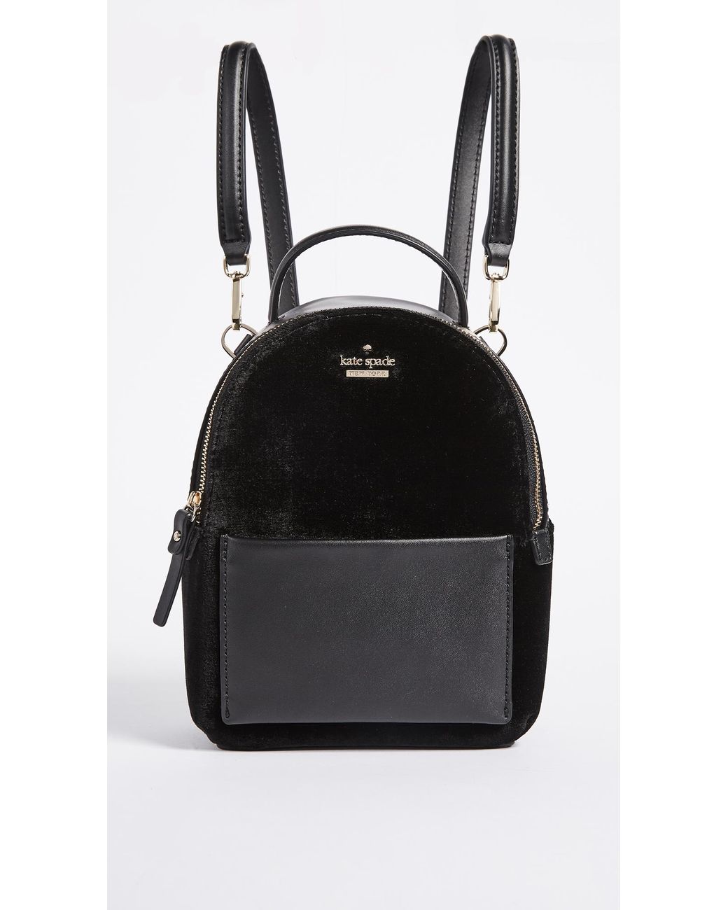 kate spade mini velvet backpack