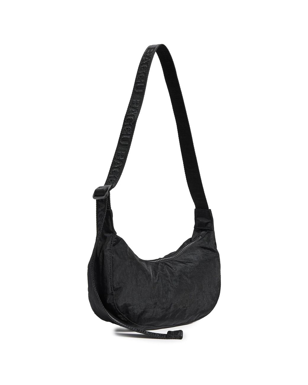 BAGGU Small Nylon Crescent Bag in Black Lyst