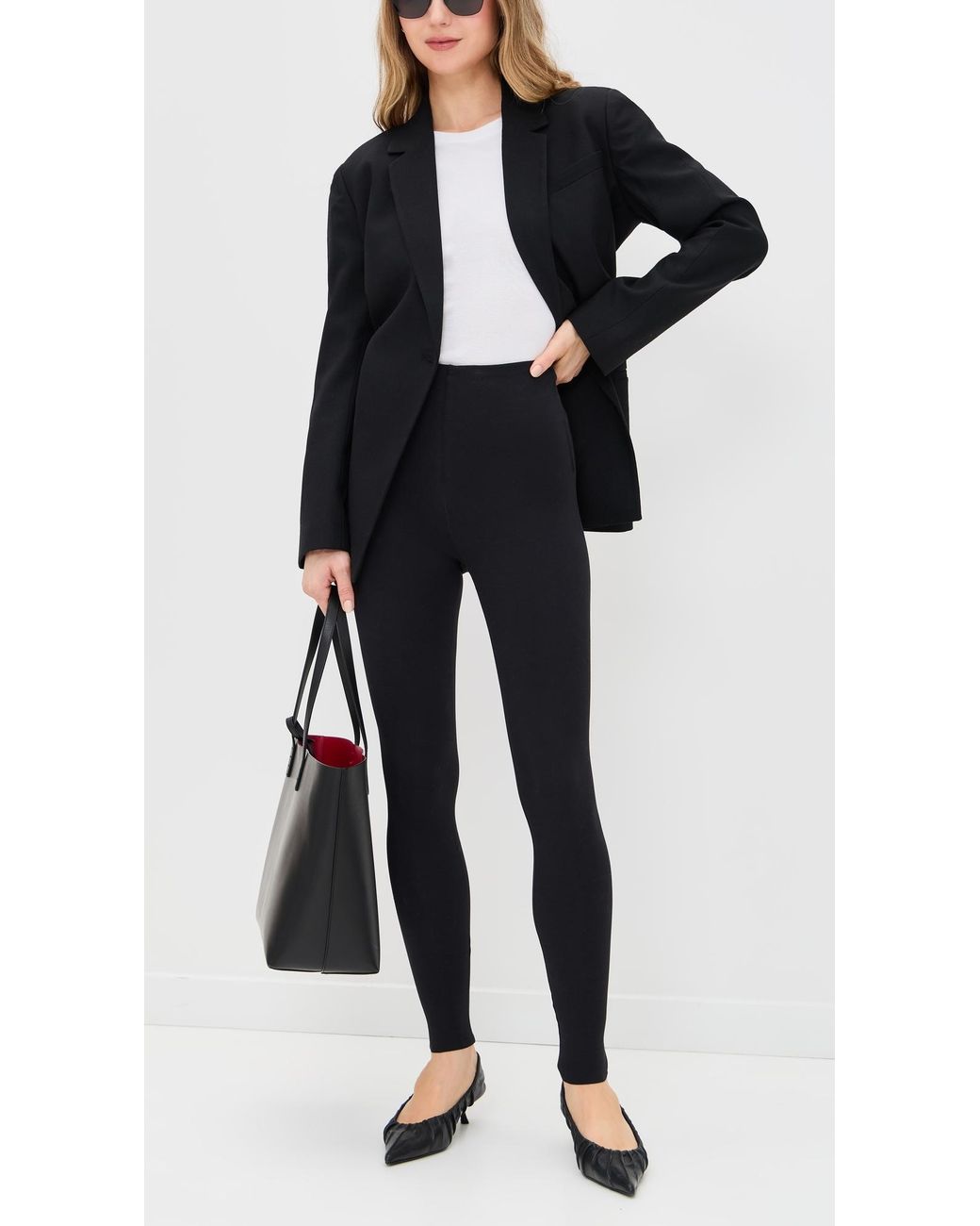 Commando Blue Cotton Leggings