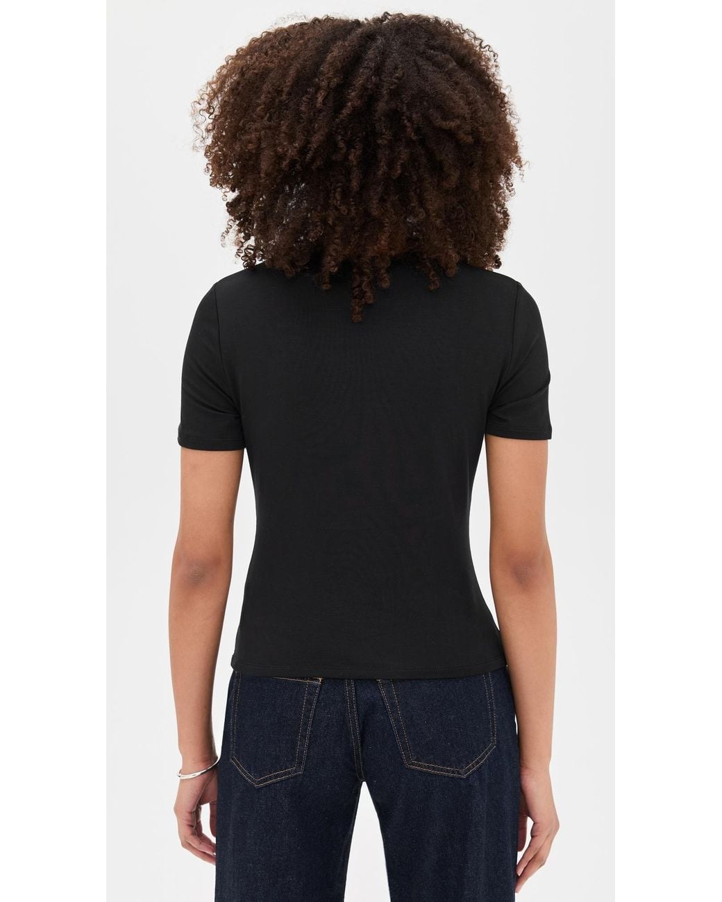 Veronica Beard Black Benedict Tee