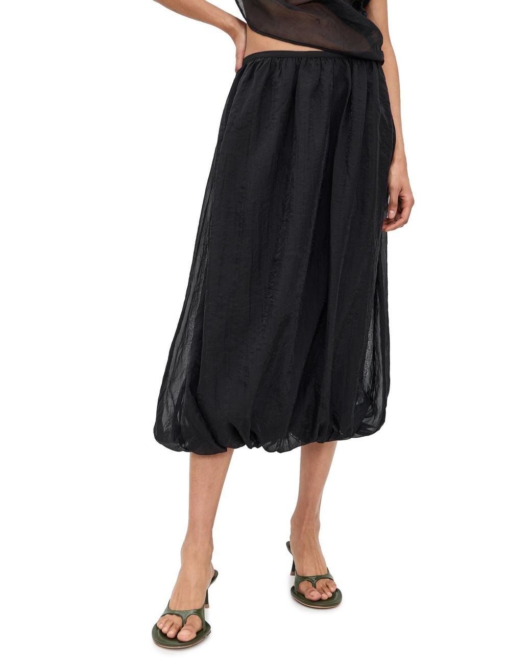 Lioness Black Intuition Bubble Midi