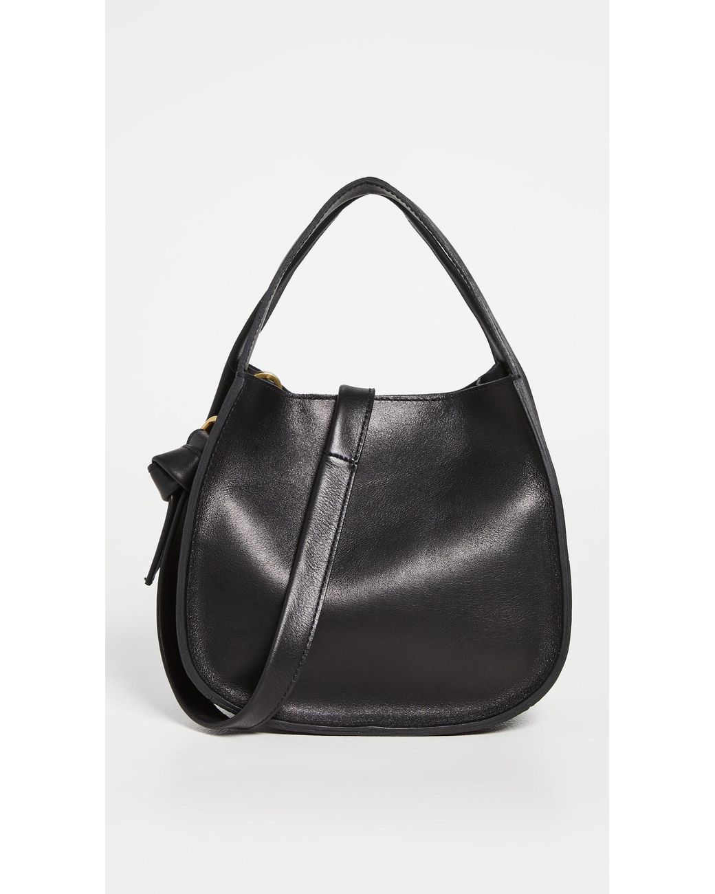 Madewell Leather The Sydney Crossbody Bag in Black Lyst