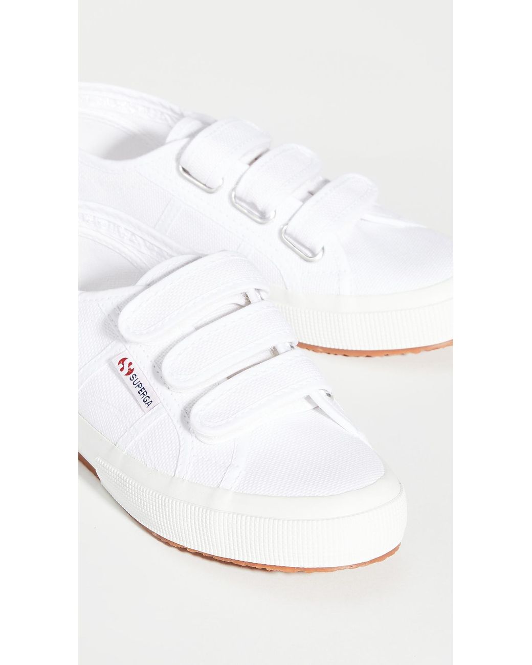 Superga 2750 Velcro Sneakers in White | Lyst