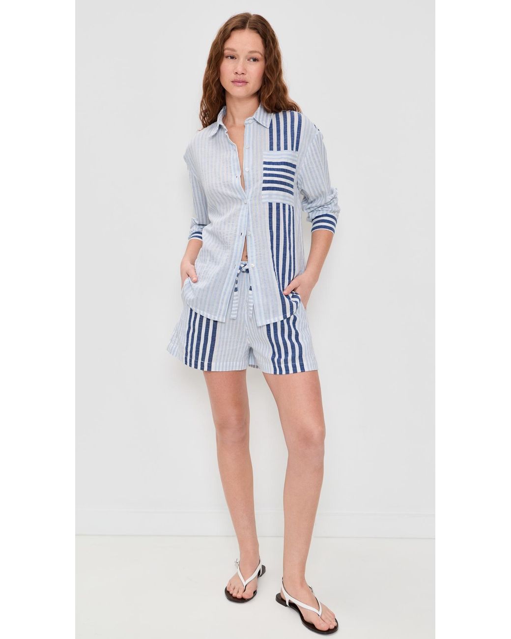 Lemlem Blue Aisha Shirt
