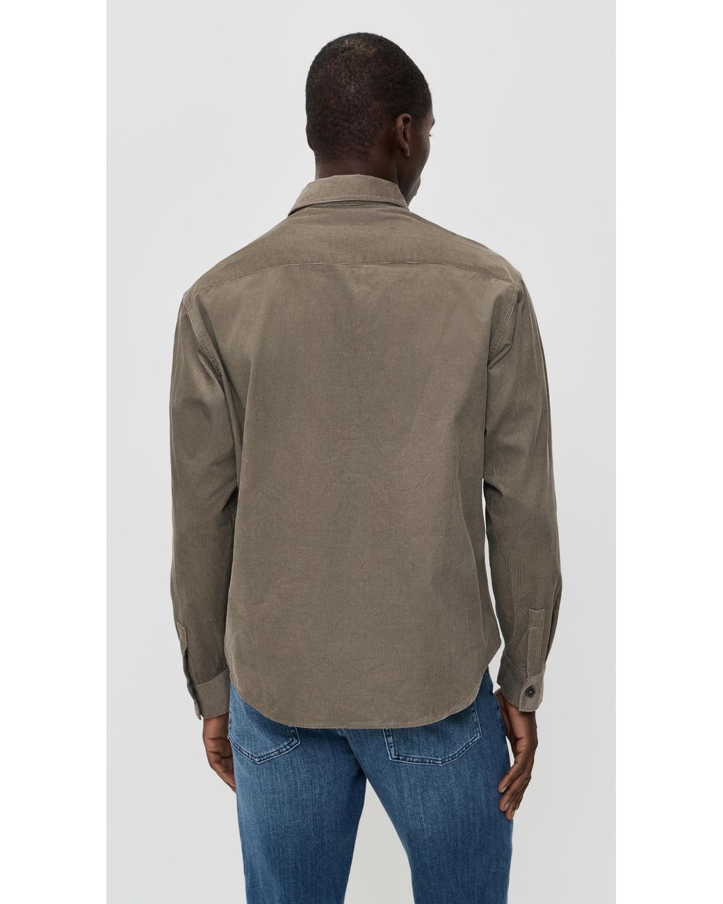 FRAME Multicolor Micro Corduroy Shacket for men