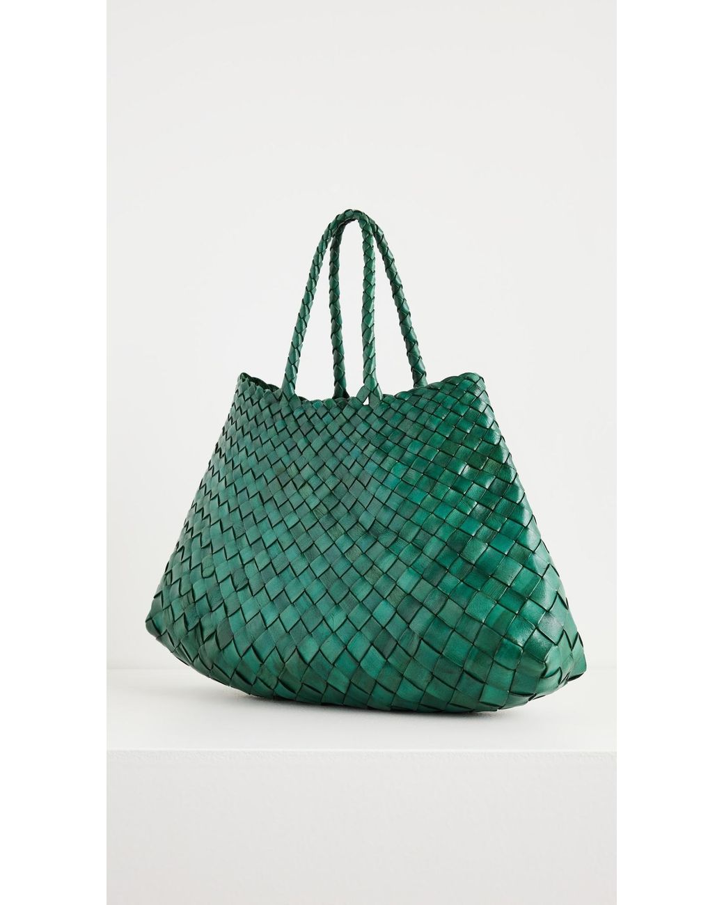 Dragon Diffusion Green Santa Croce Small Tote