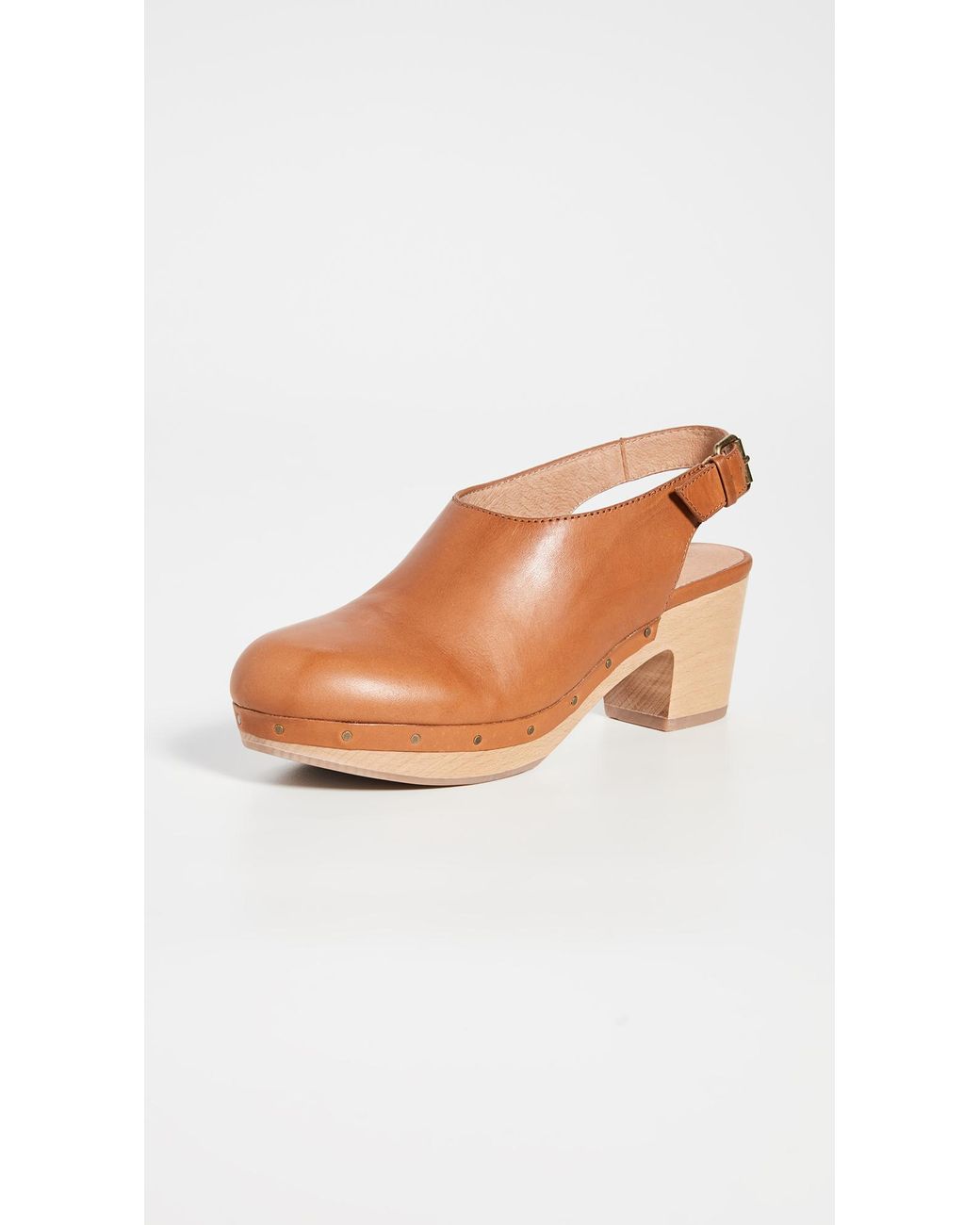 the marlo slingback clog in leather
