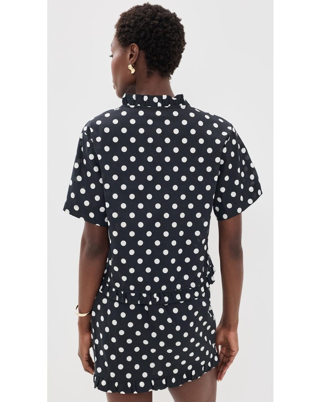 Vrg Grl Black Piper Top