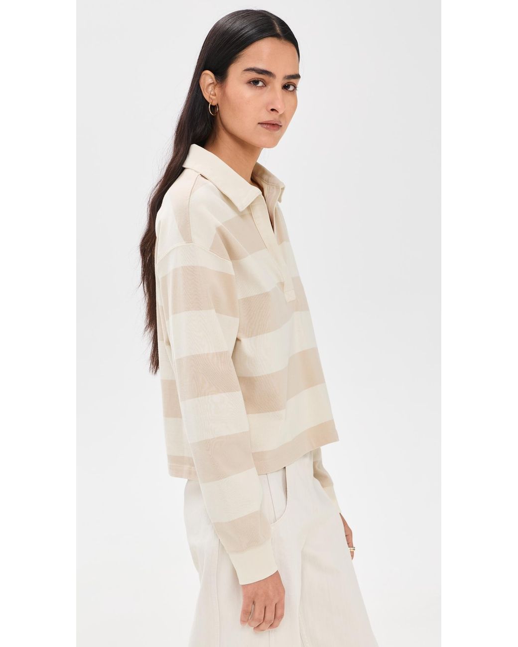 Marine Layer Natural Cloud 9 Jersey Polo
