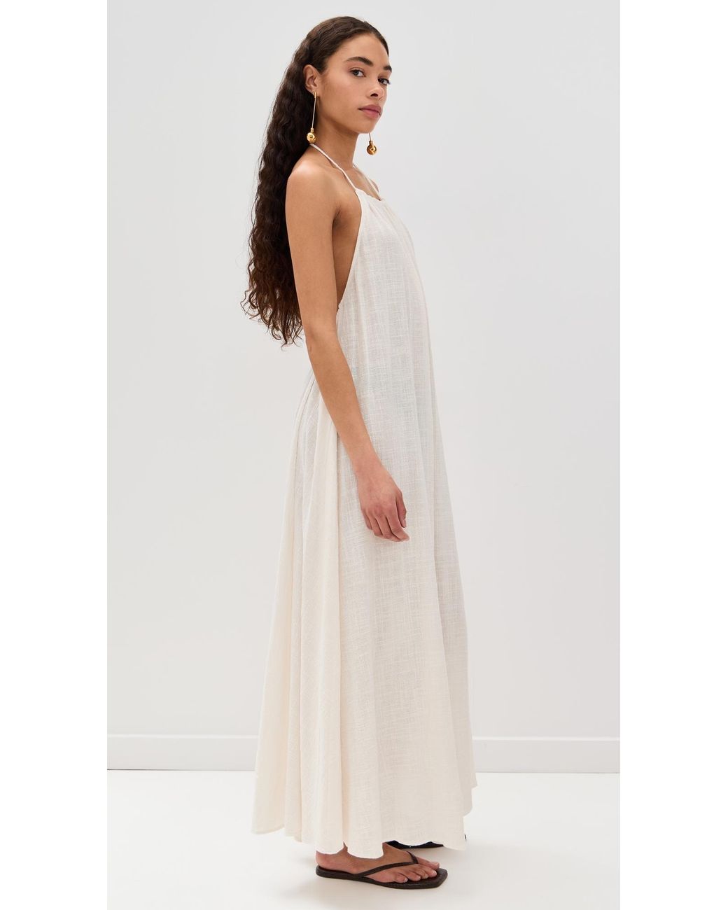 knee length dresses for ladies White Nia Dress main image 0