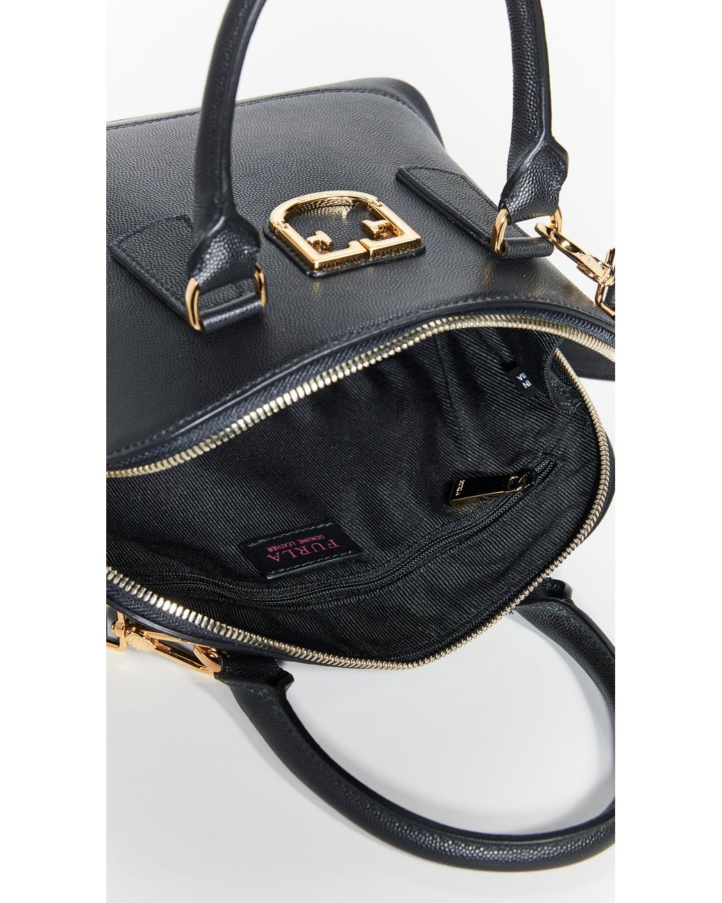 Furla Fantastica Small Dome Bag in Black Lyst