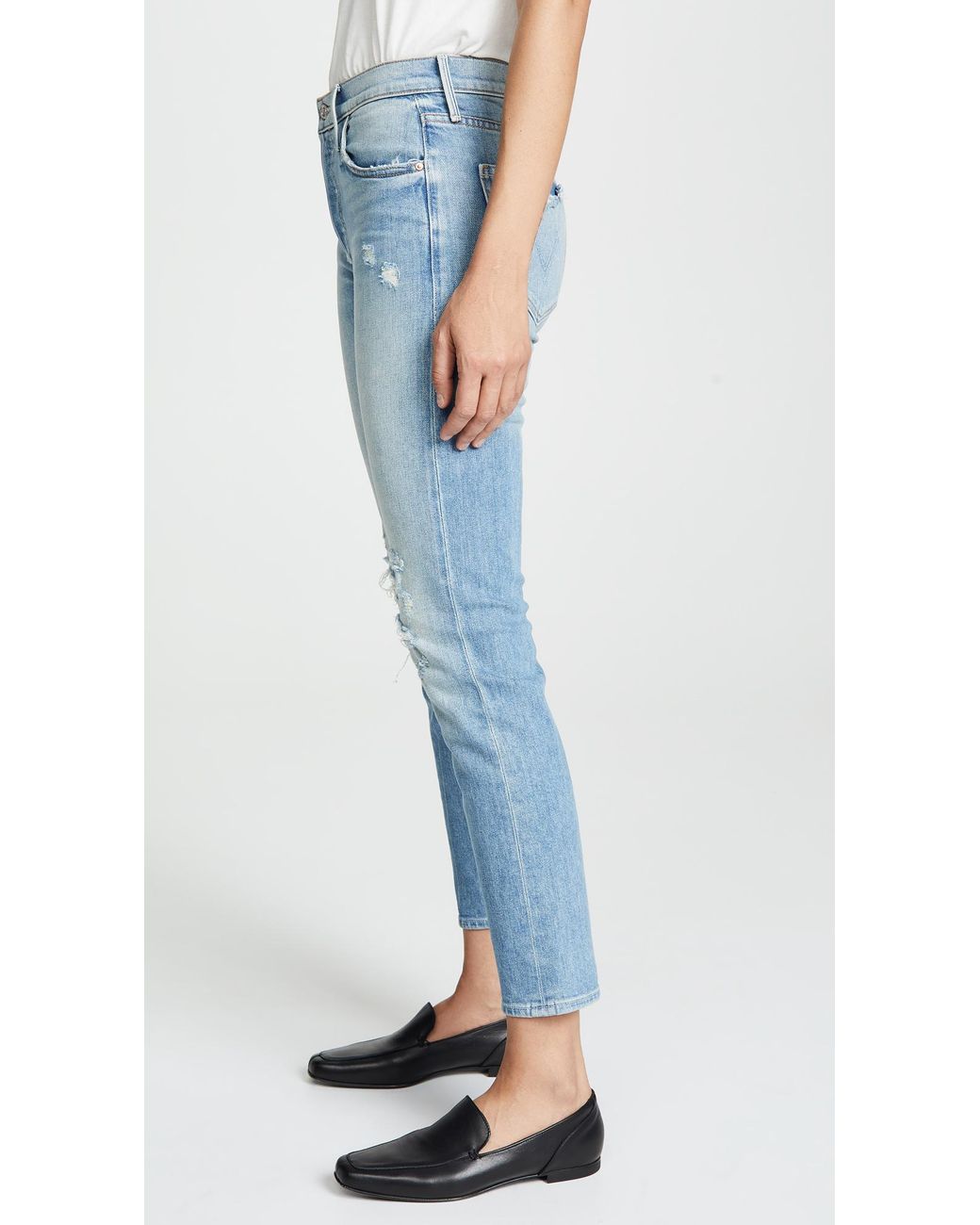 Mother Denim The Stinger Flood Jeans in 