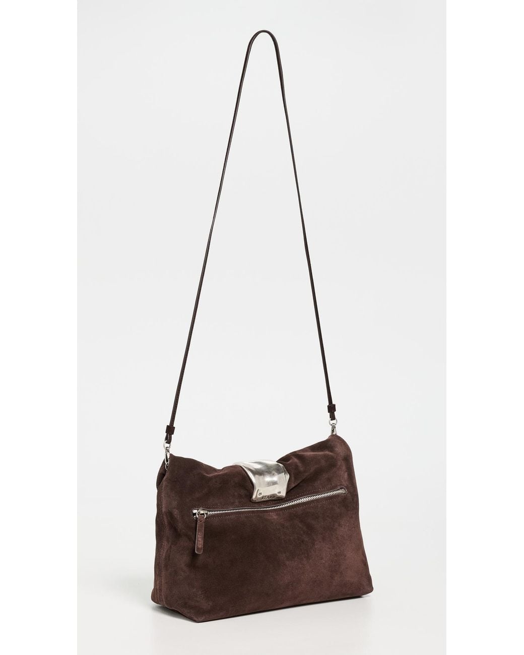 Staud Brown Cuff Clutch