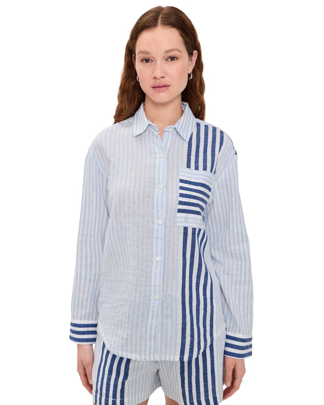 Lemlem Blue Aisha Shirt