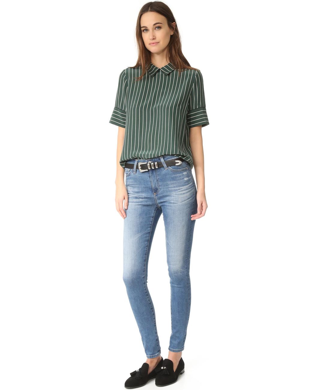 Ag mila high hot sale rise skinny jeans