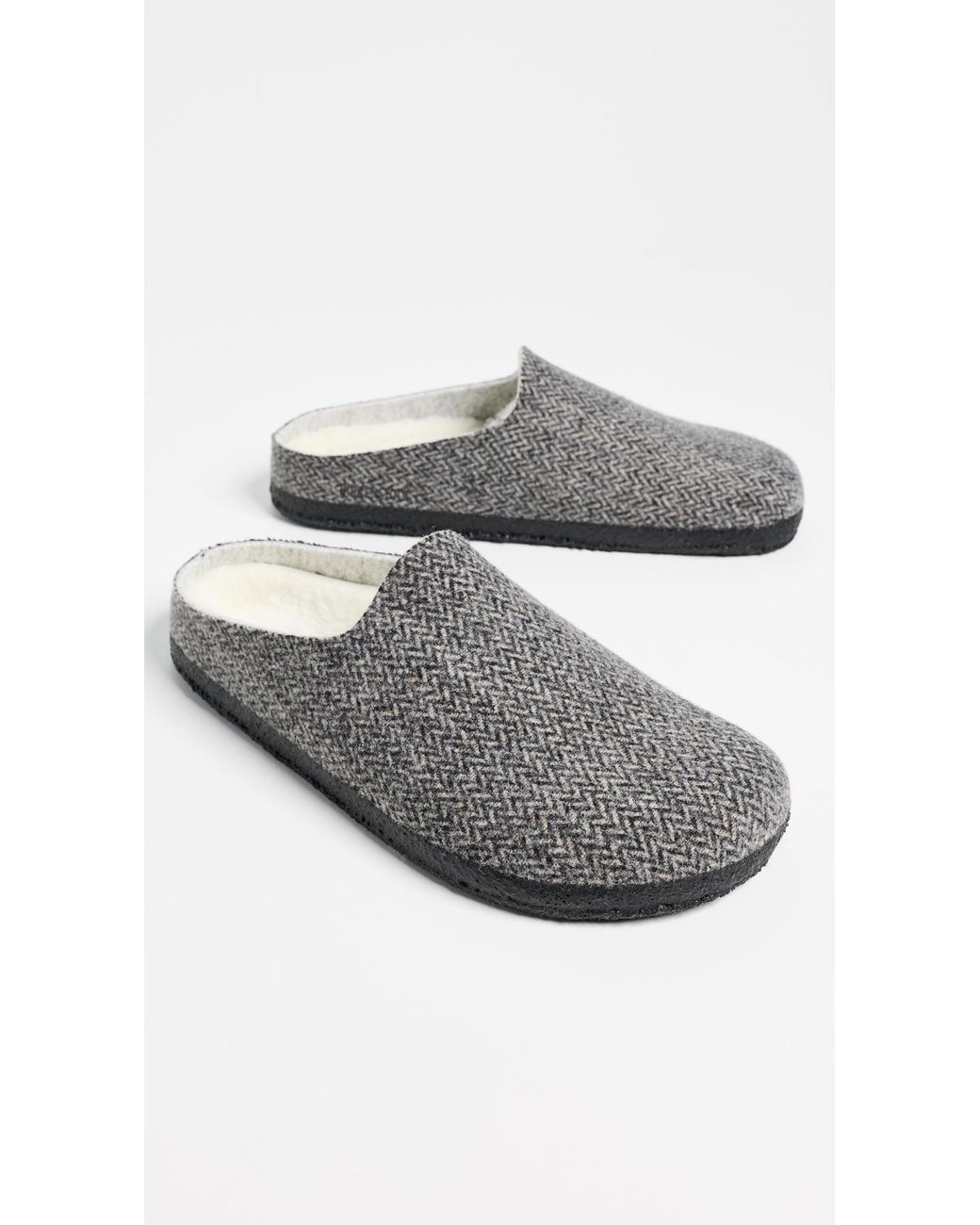Birkenstock Black Amsterdam Shearling Clogs for men