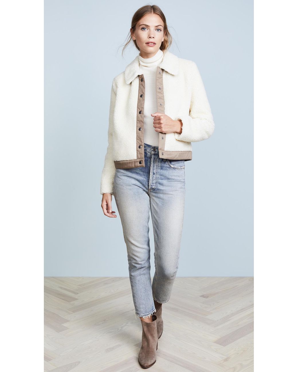 madewell sherpa portland jacket