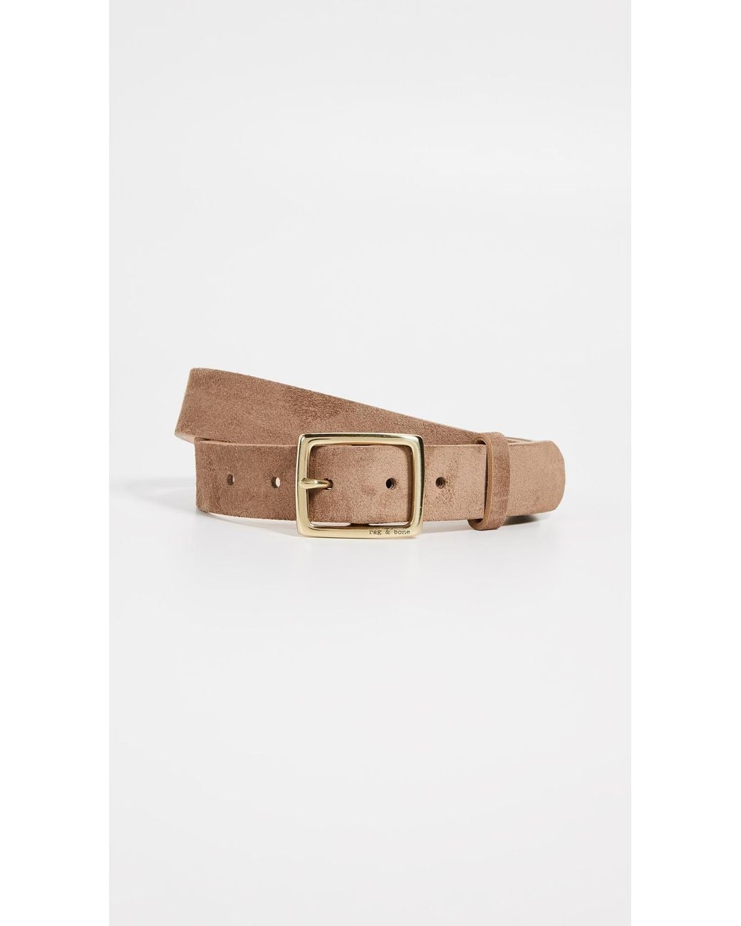 Rag & Bone White Boyfriend Belt