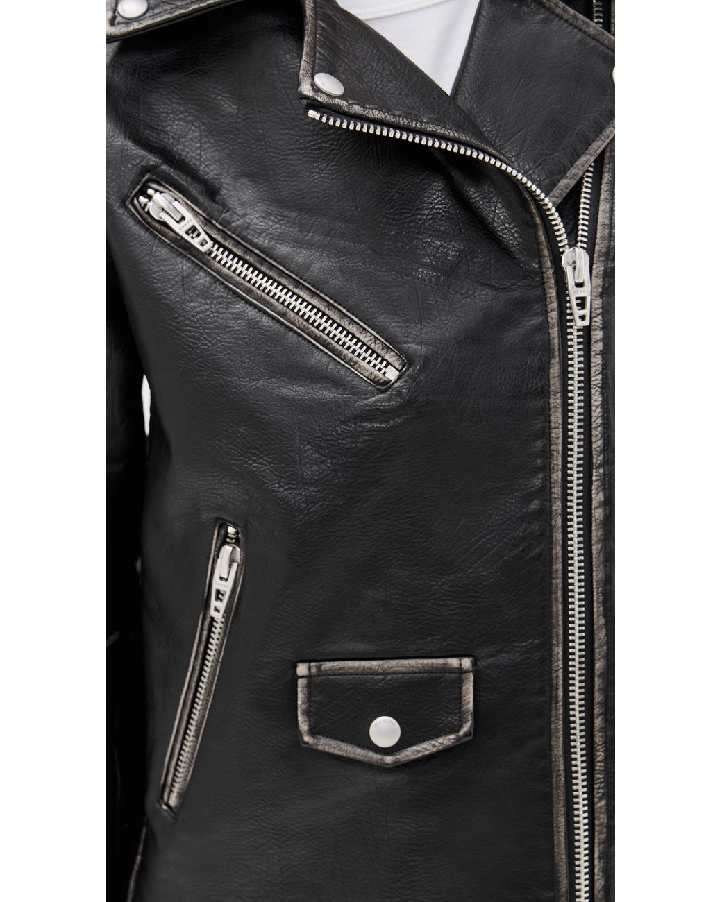 Blank NYC Black Between Faux Leather Jacket