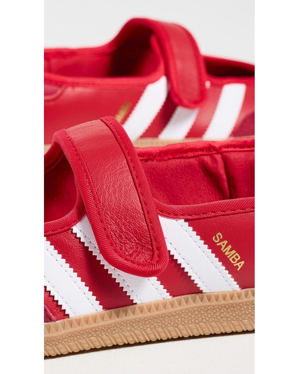 Adidas Red Samba Jane Shoes