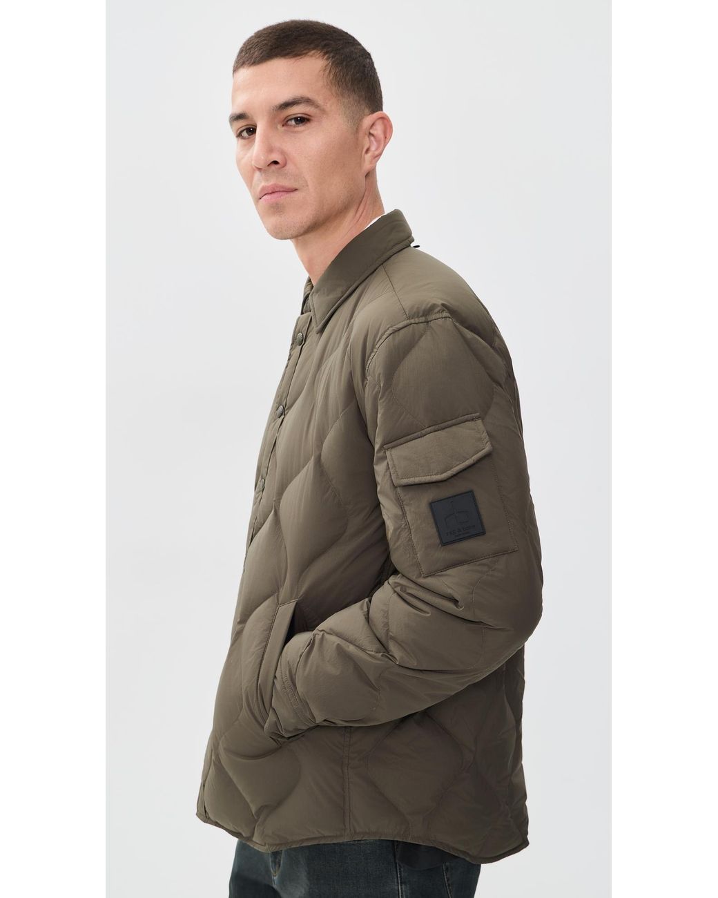 Rag & Bone Brown Dane Shirt Jacket for men