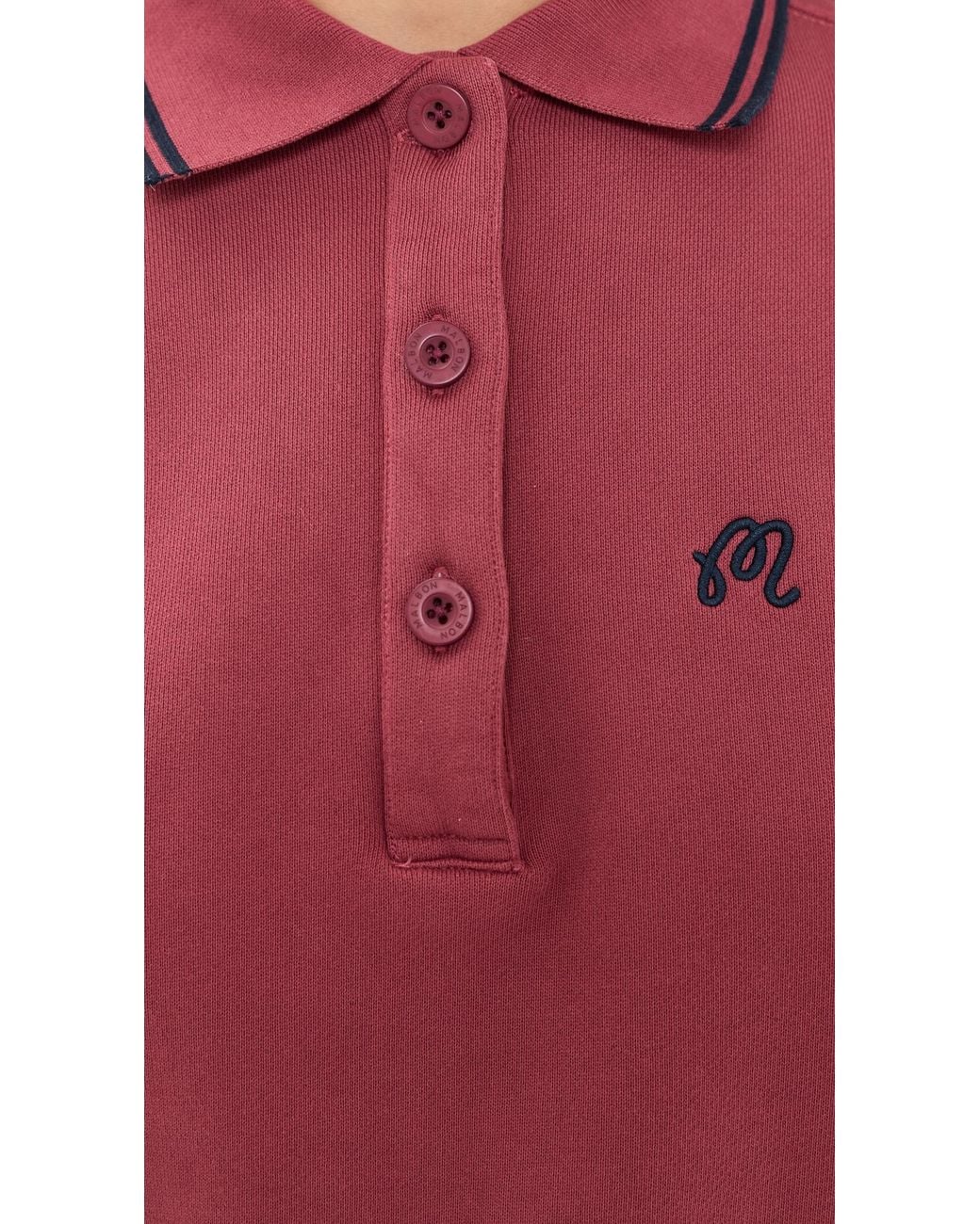 Malbon Red Naomi Pullover