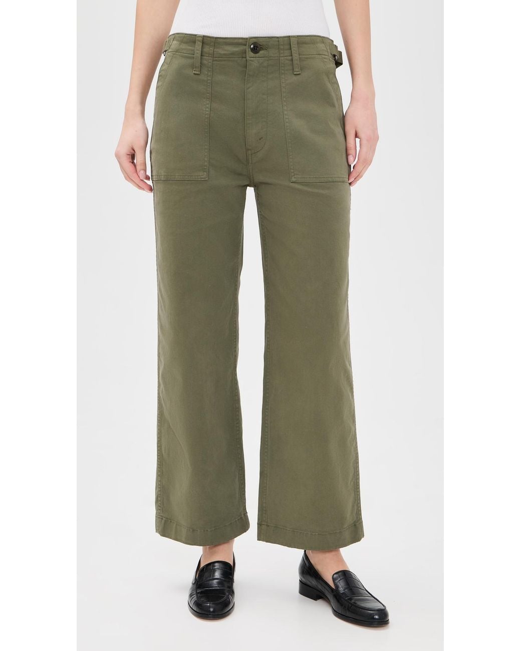 Re/done Green The Trooper Pants