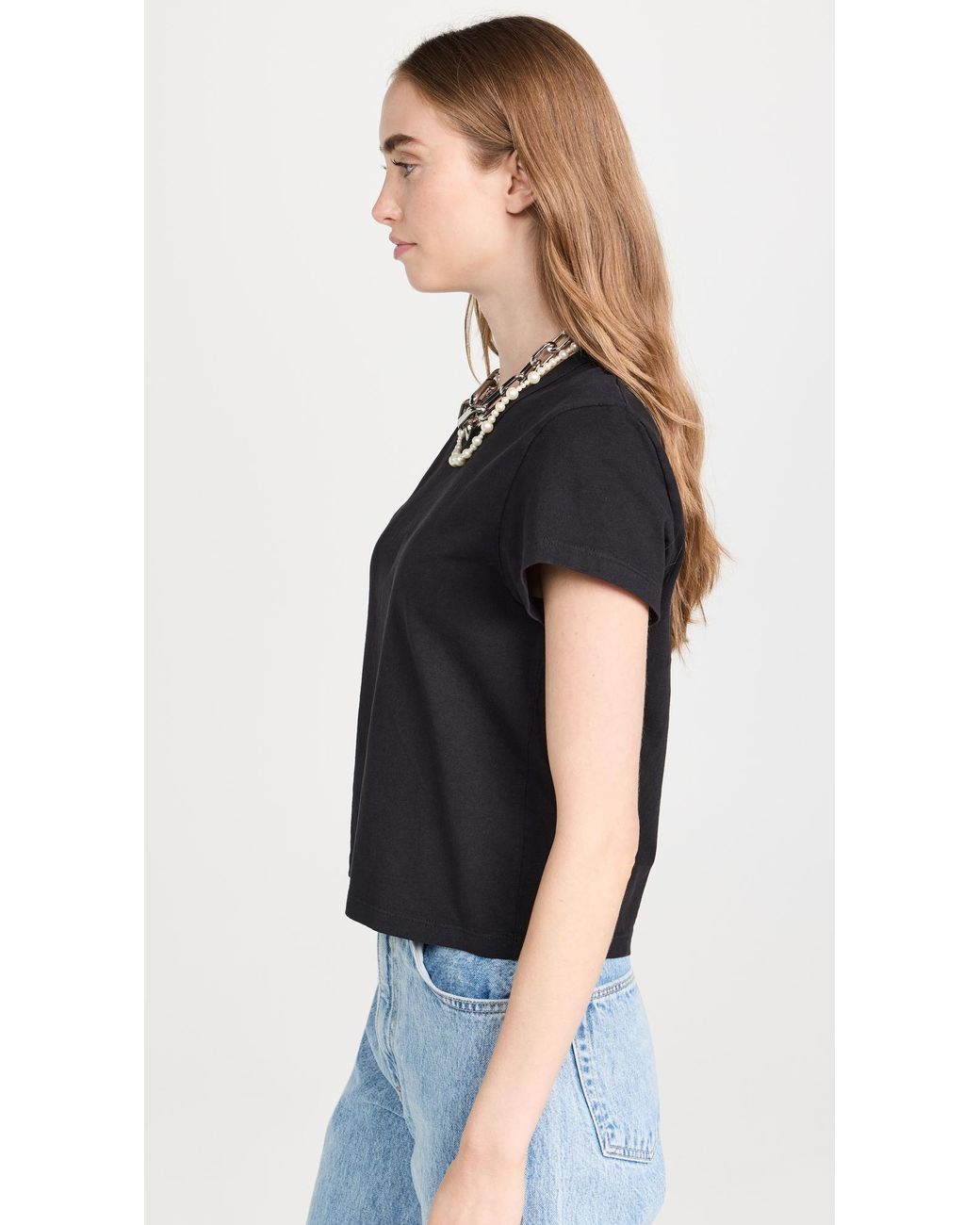 SLVRLAKE Denim Black Easy Tee