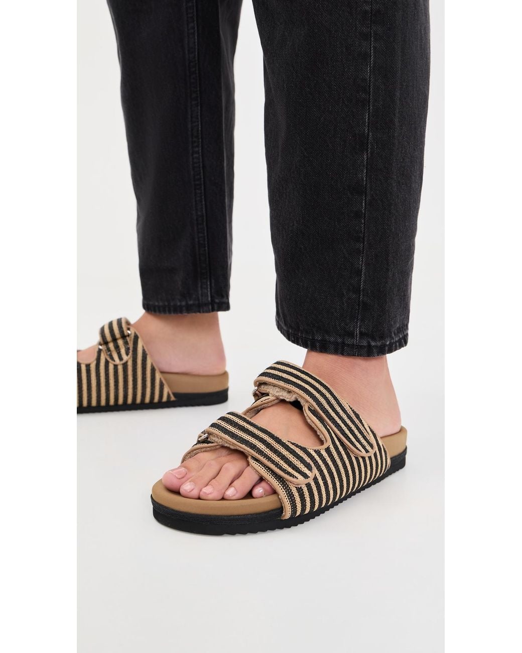 Roam Multicolor The Double Slider Sandals
