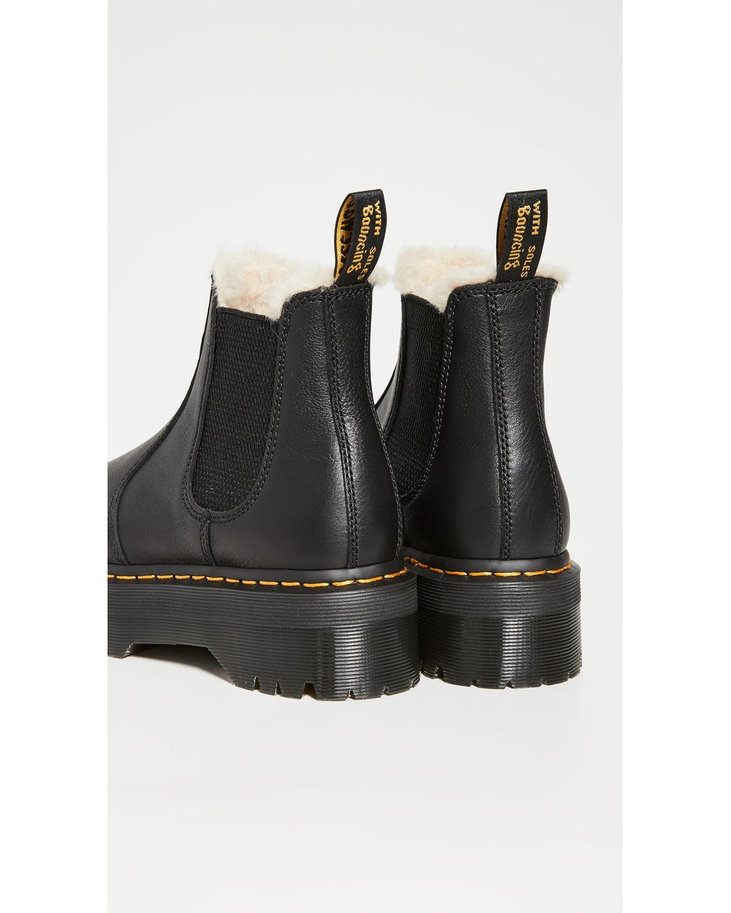 Dr. Martens 2976 Quad Fl Boots in Black | Lyst UK