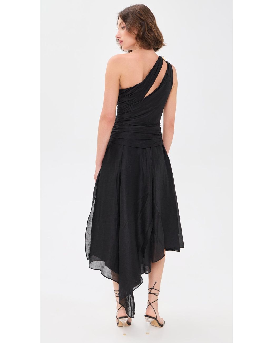 Aje. Black Capture Maxi Dress