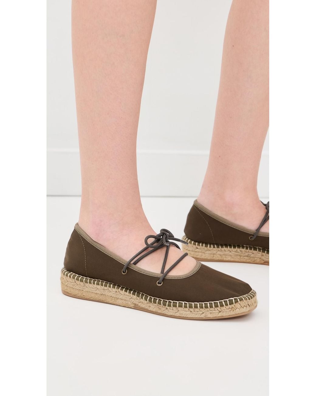 Naguisa Green Basella Espadrilles