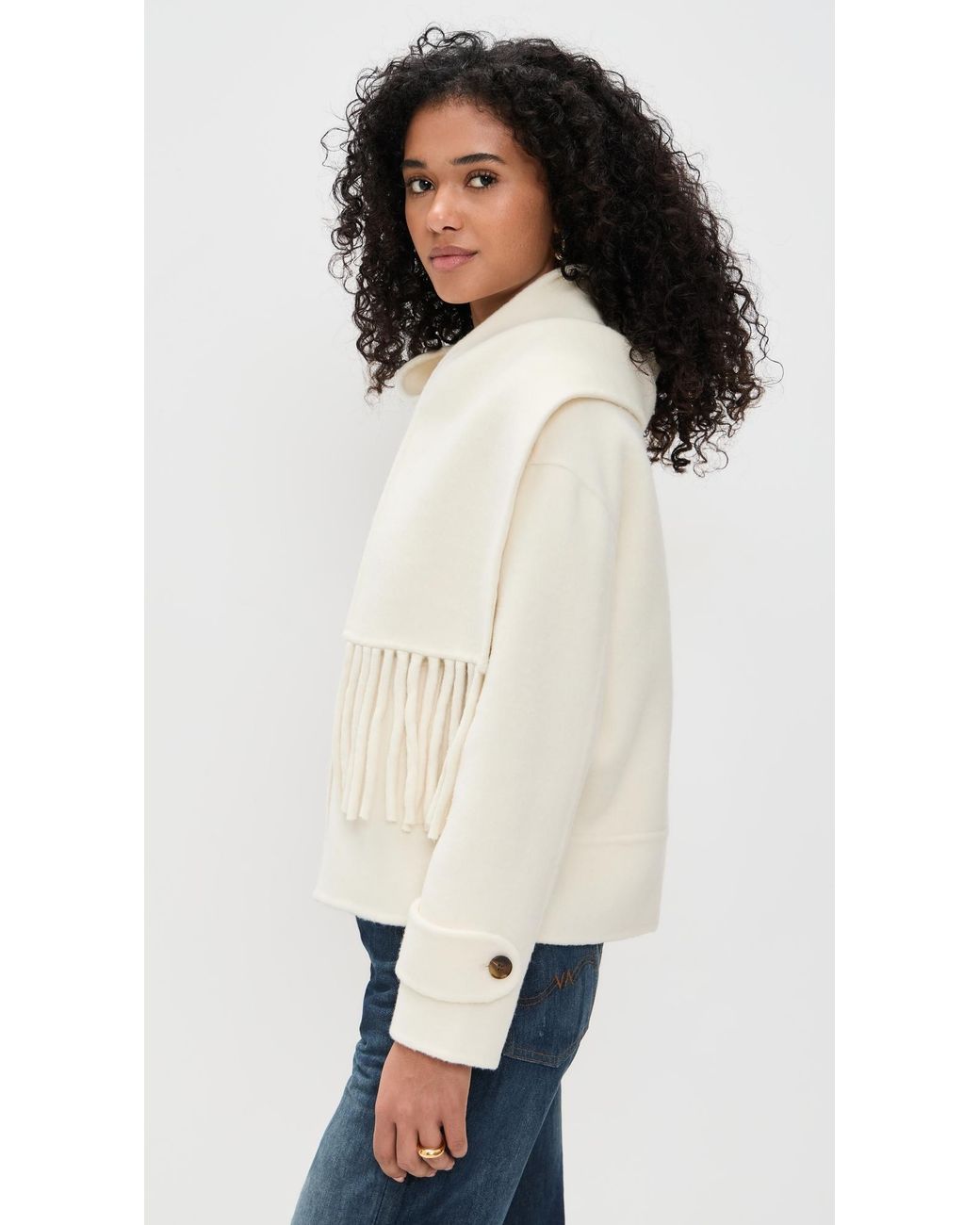 Line & Dot Black Sofia Scarf Jacket