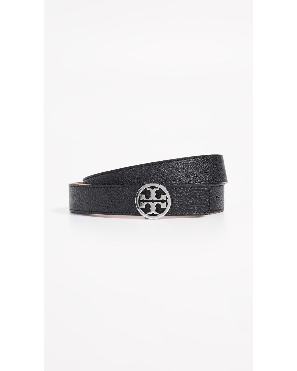Tory Burch Black Miller Reversible Belt 1