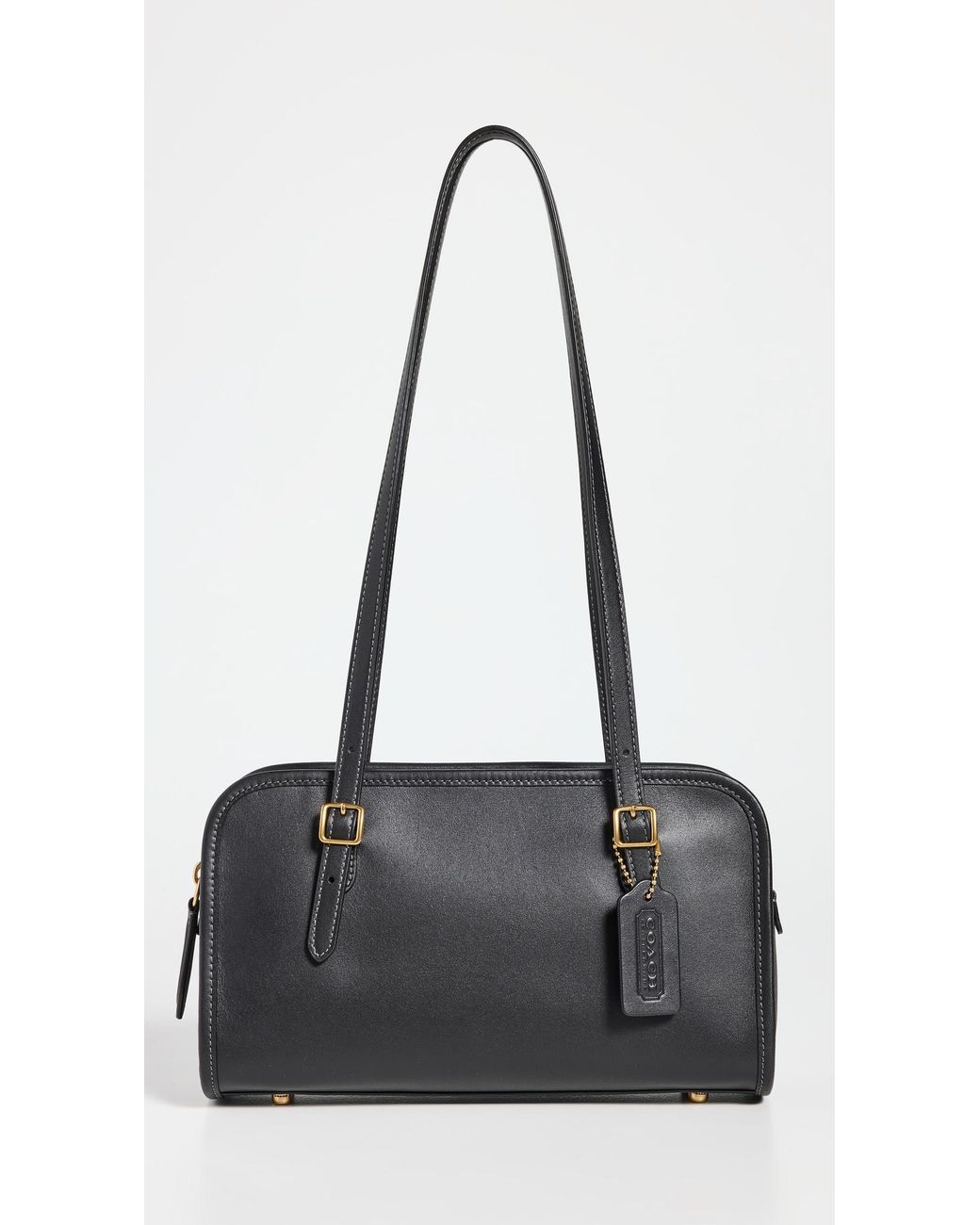 【COACH】Swing Zip チェリープリント レザーショルダーバッグ COACH® | Swing Zip Bag With Cherry Print
