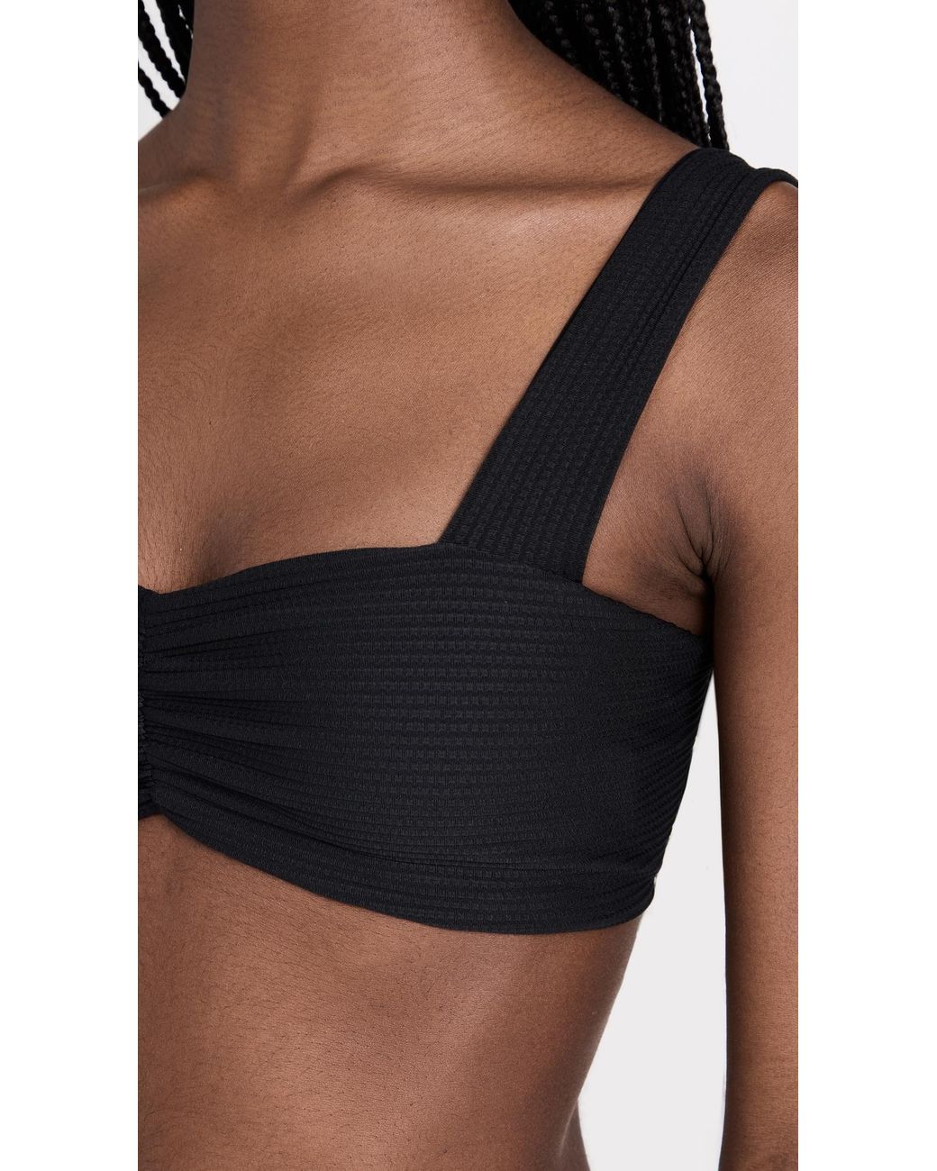 LSPACE Black Marlee Bikini Top