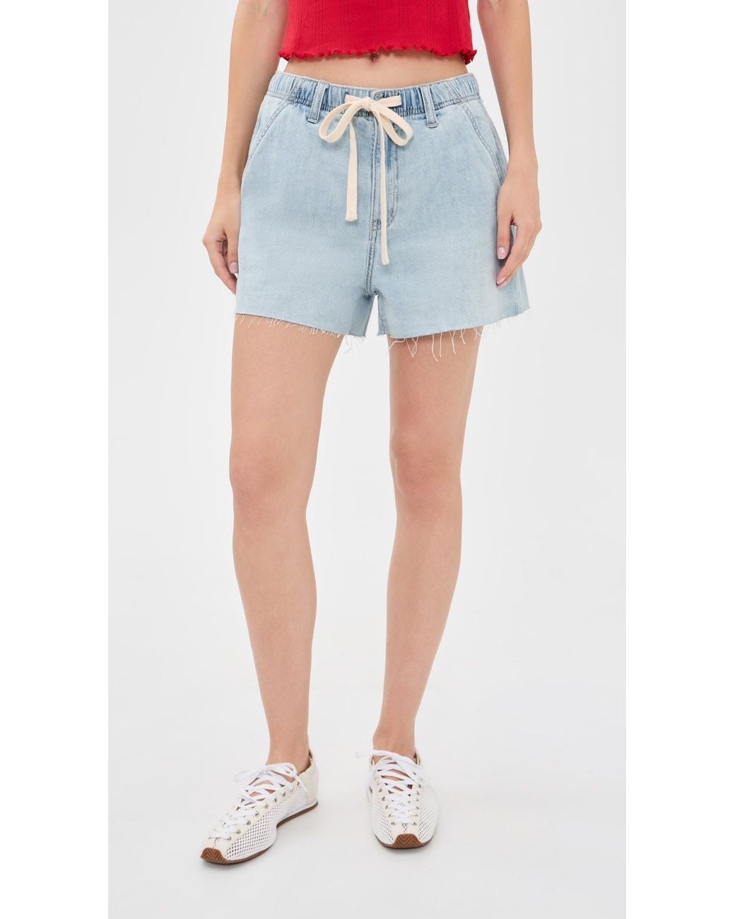 DAZE Blue Poolside Pull On Shorts