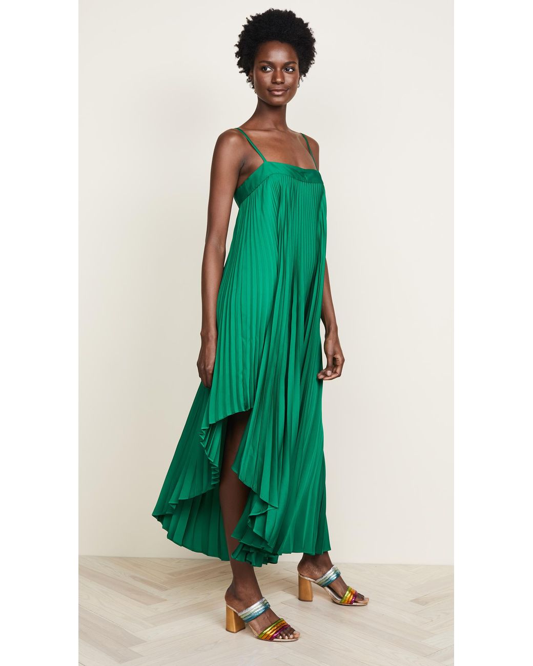 MILLY Irene Dress in Green | Lyst