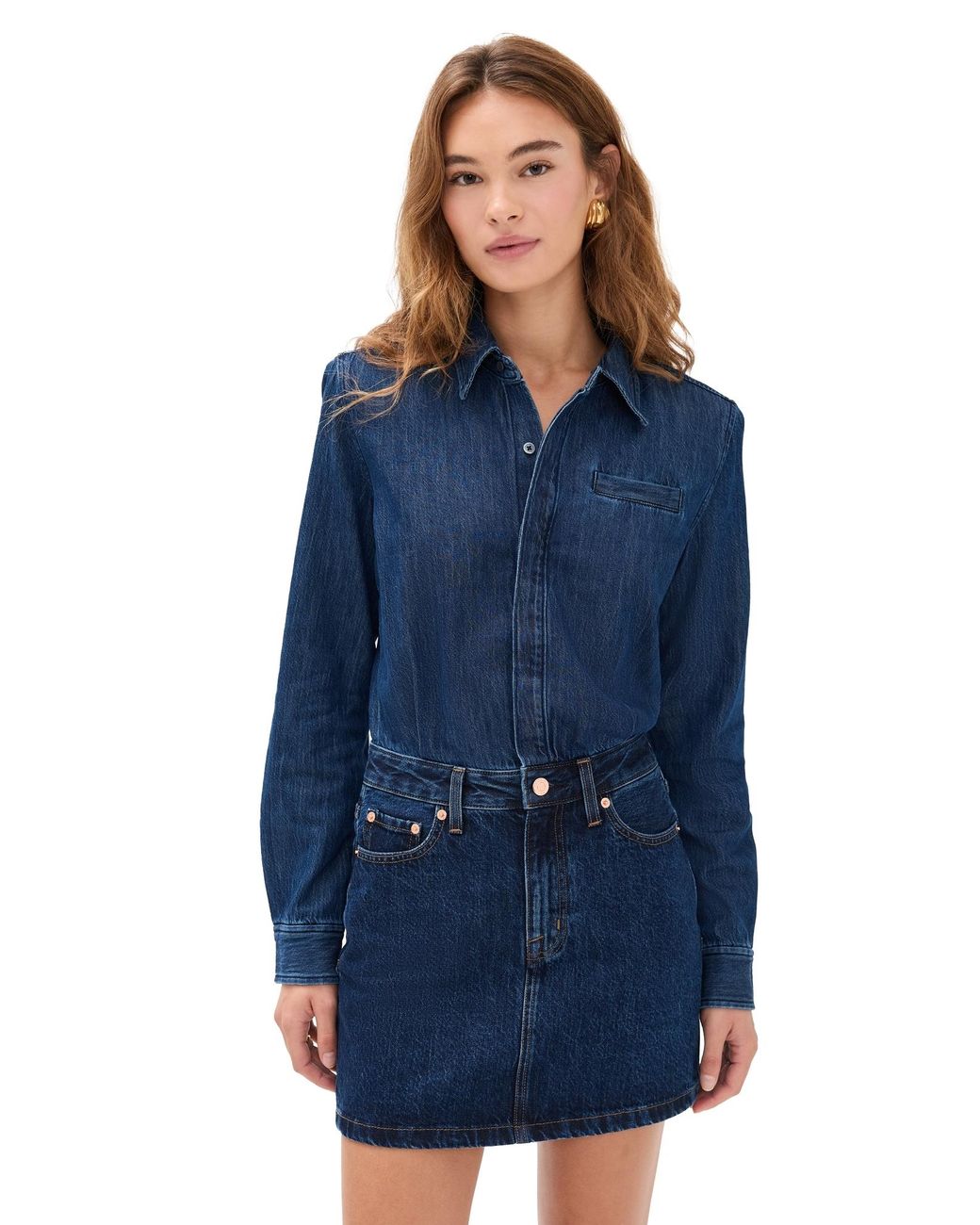 Pistola Pixie Denim Dress in Blue | Lyst Pistola Pixie Denim Dress in Blue | Lyst