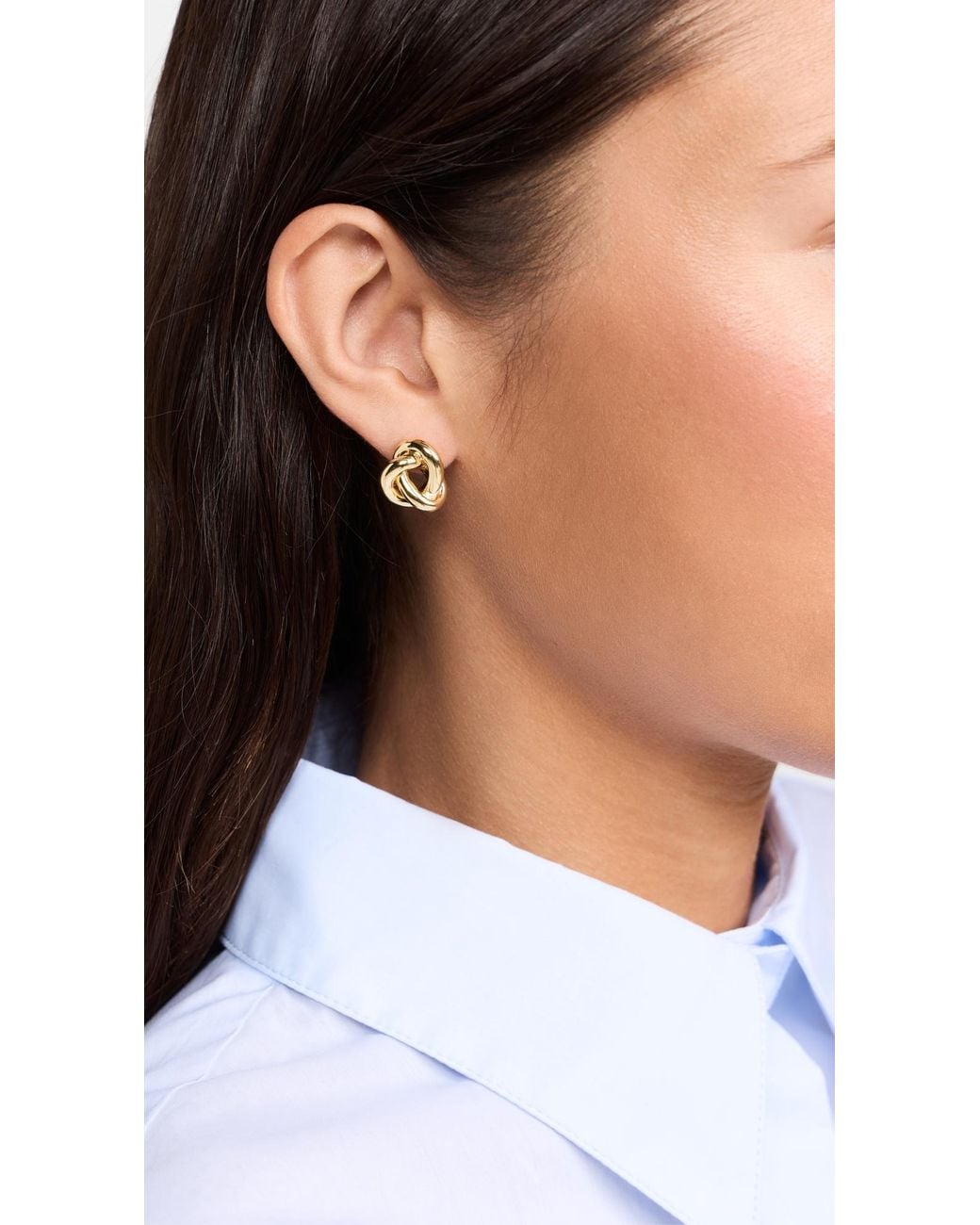 Gorjana Metallic Infinity Knot Studs