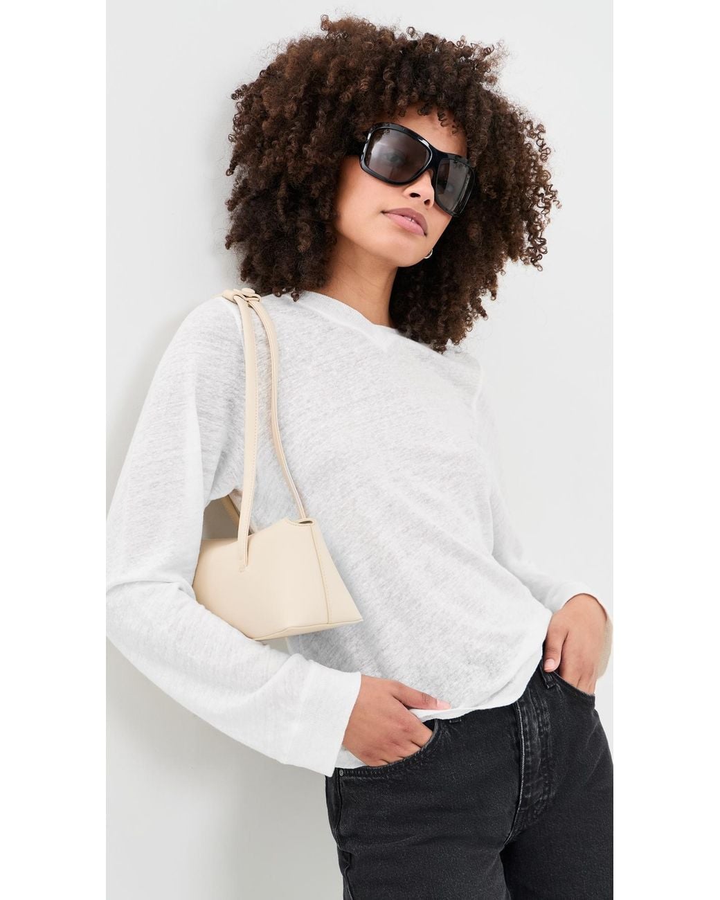 IRO White Selhy Linen Tee