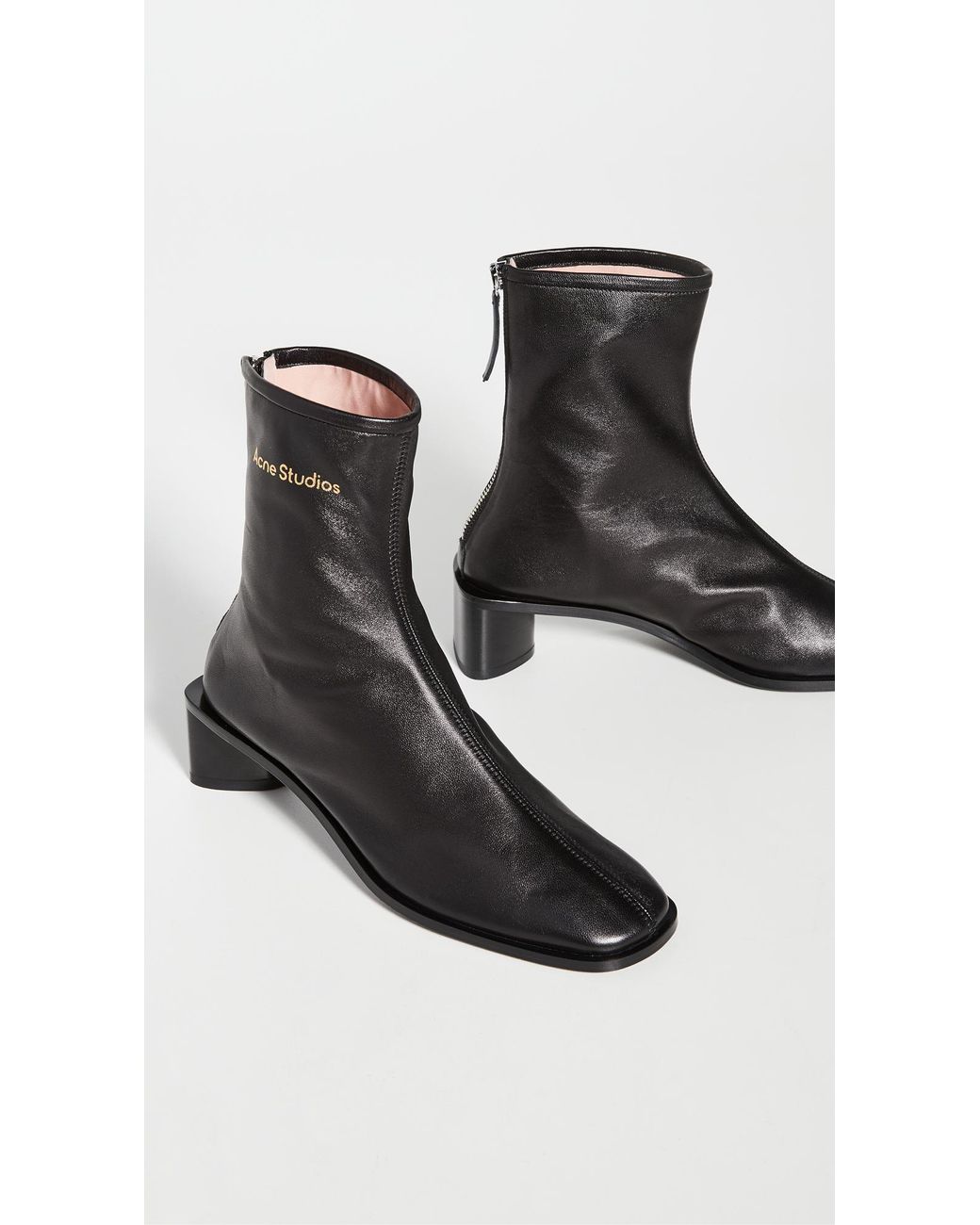 Acne Studios Bertine Booties in Black 
