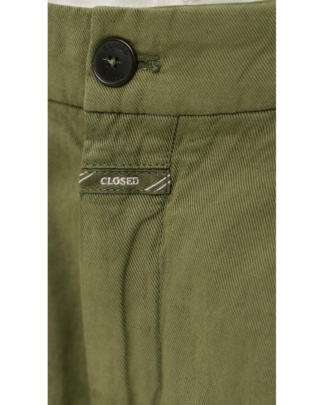 Closed Green Revyl Twill Shorts