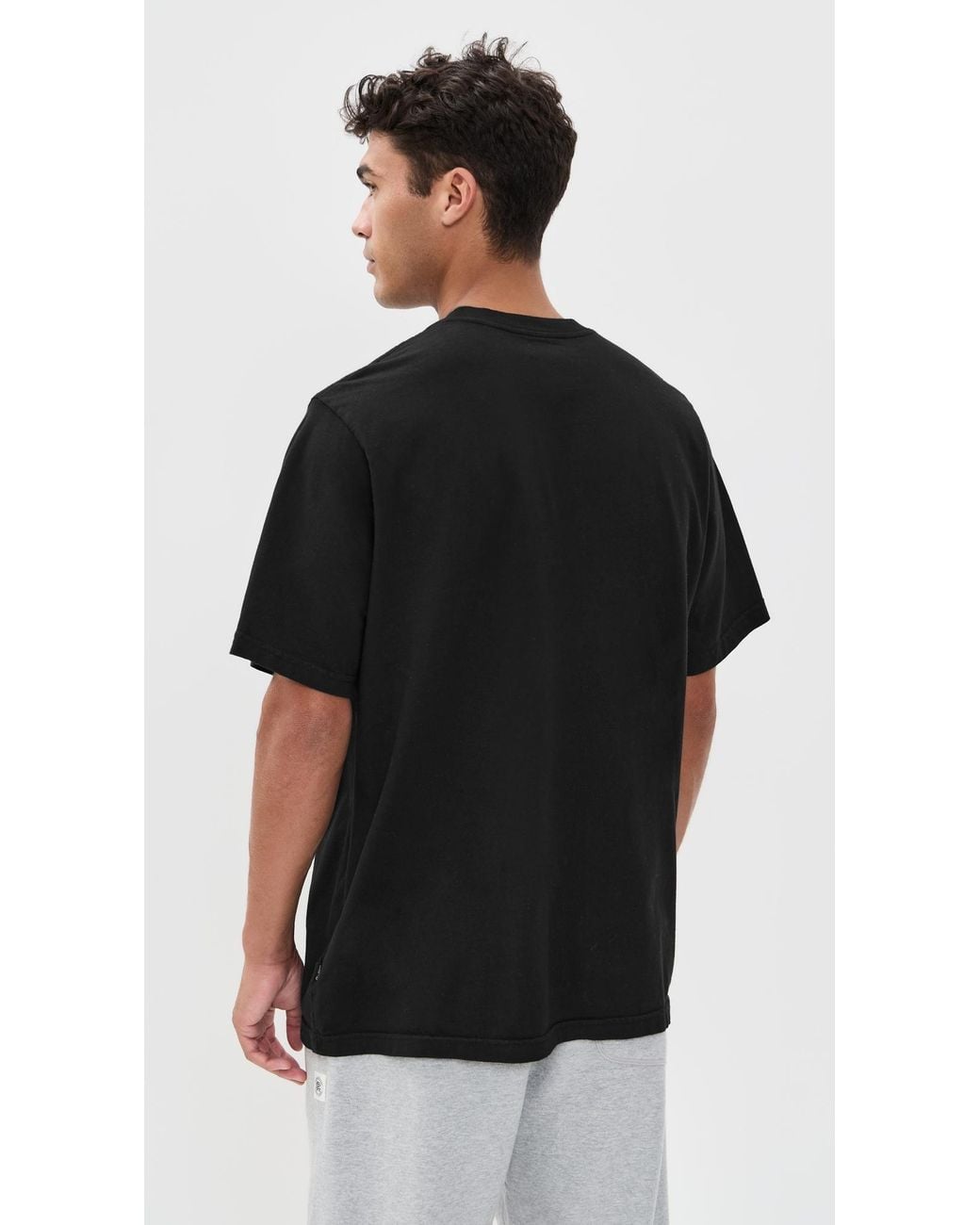 Malbon Black Bermuda Tee for men