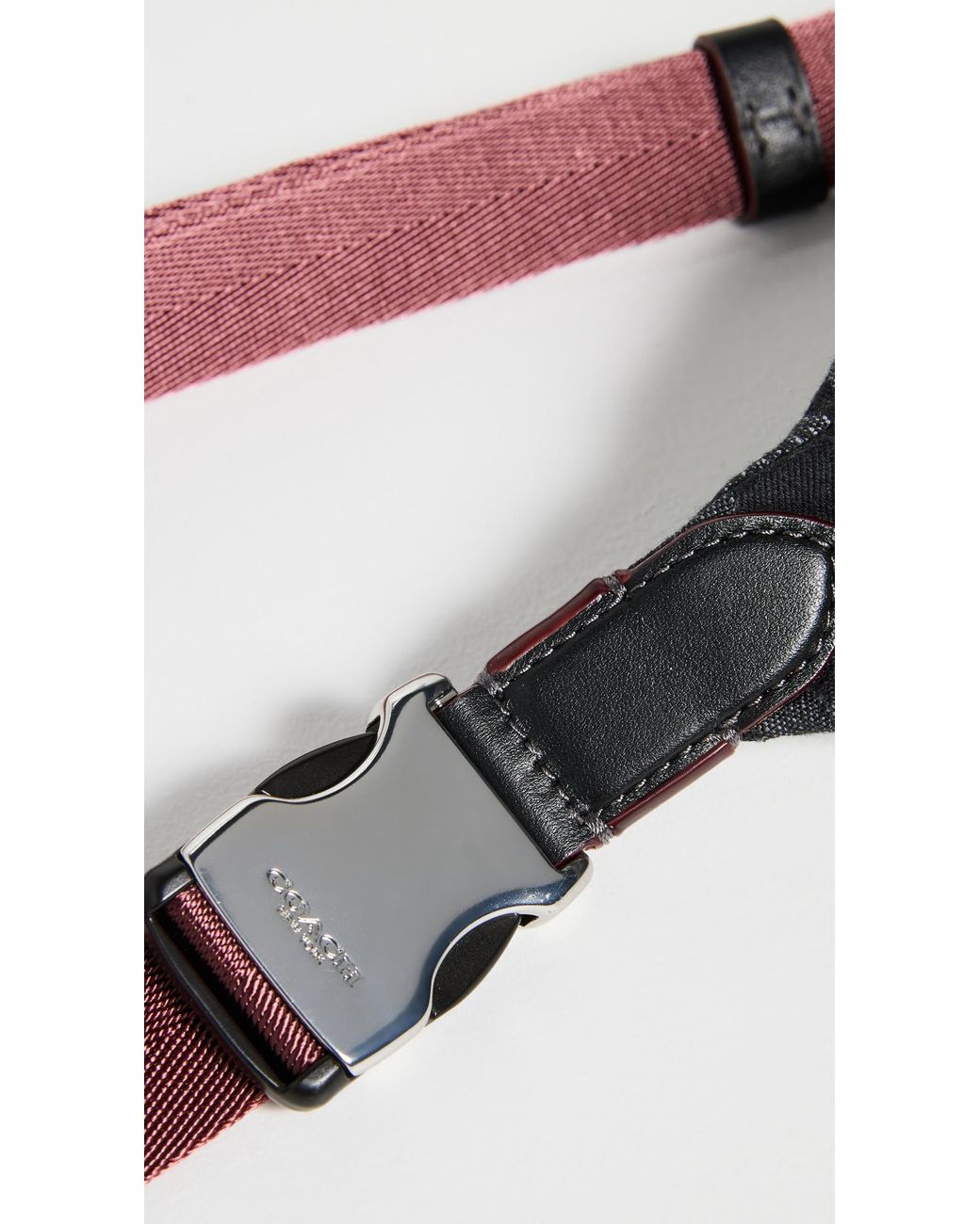 charter belt bag 7 in signature denim