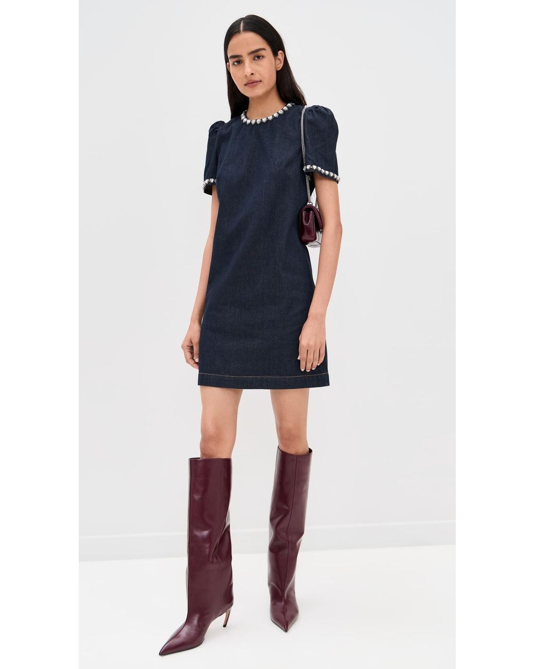 joseph designer dresses Ribkoff Pleated Satin Midi Dress | Greenery & Coastal Blue Size:XS (PREORDER) Maddy's bridesmaids are breathtaking custom unicorn