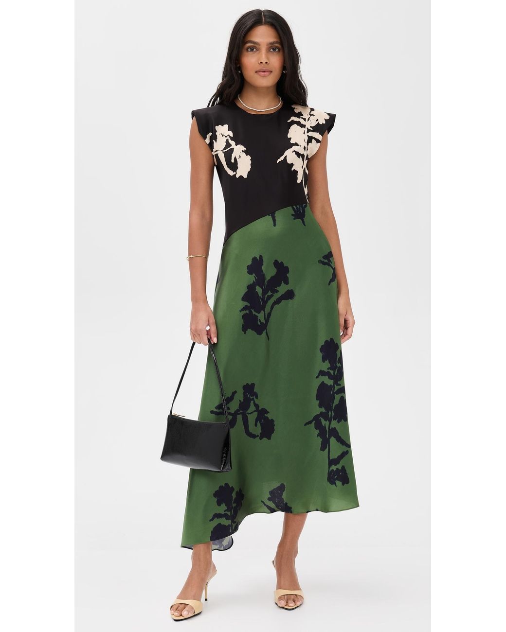 Tanya Taylor Violeta Dress in Green | Lyst