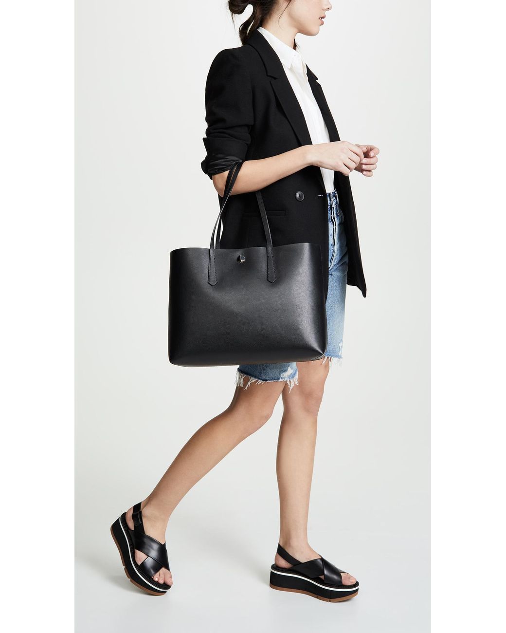 Kate Spade Molly Large Tote in Black | Lyst Canada