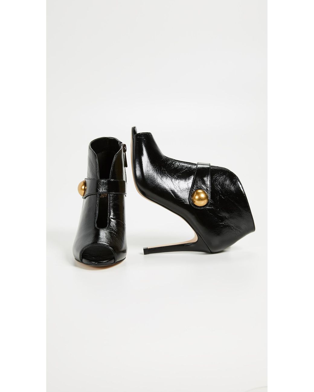 michael kors agnes open toe booties